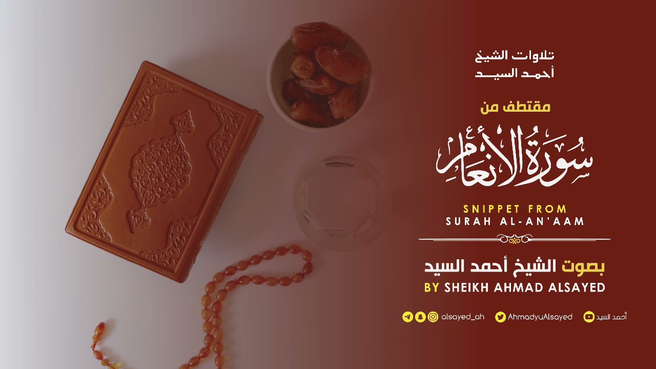 مقتطف من سورة " الأنعام " الشيخ أحمد السيد episode artwork