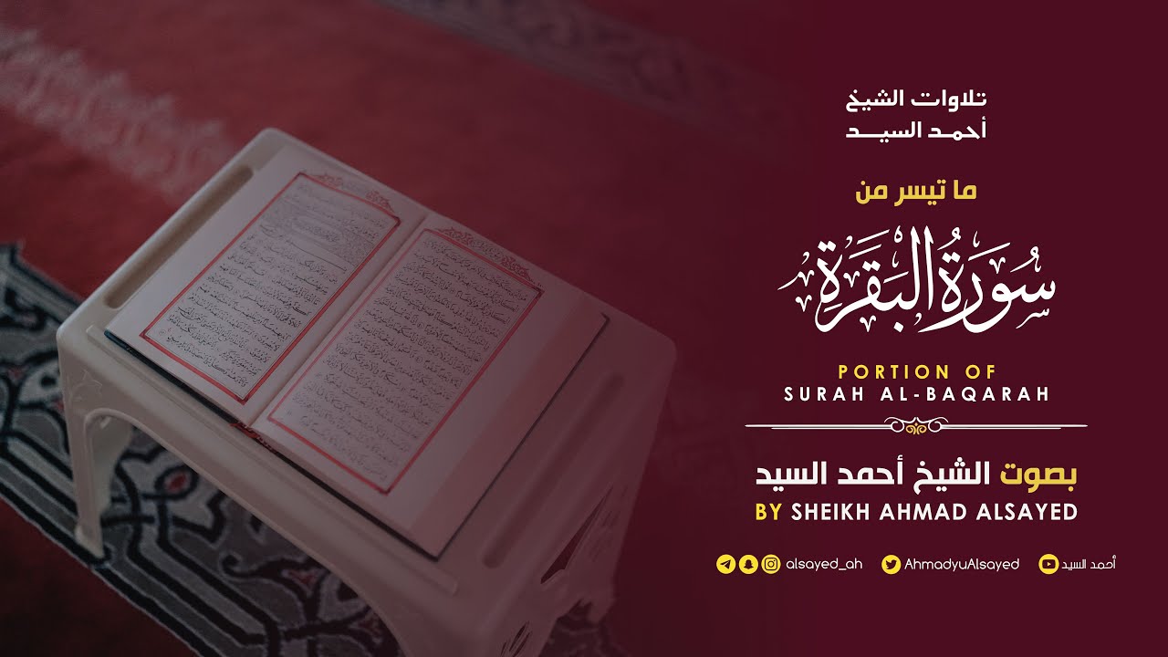﴿كُتِبَ عَلَيكُمُ القِتالُ وَهُوَ كُرهٌ لَكُم..﴾ تلاوة من سورة " البقرة " الشيخ أحمد السيد episode artwork
